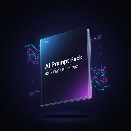 AI Prompt Pack PDF Mockup